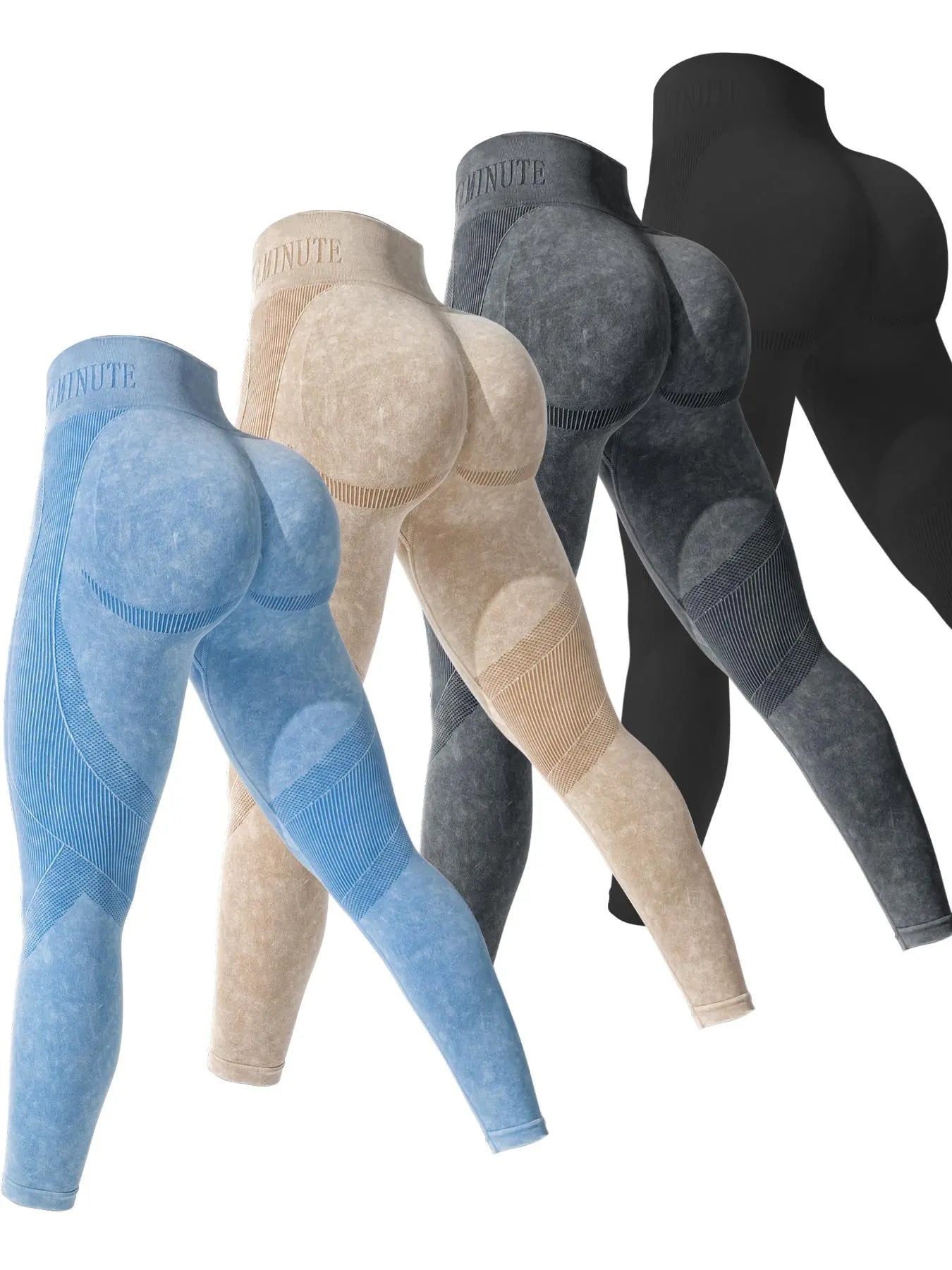 Women'S Solid Sports High Stretch Leggings, Ladies Sportswear, Workout Gym Leggings, Fitness Yoga Pants for Women, Plain Leggings
