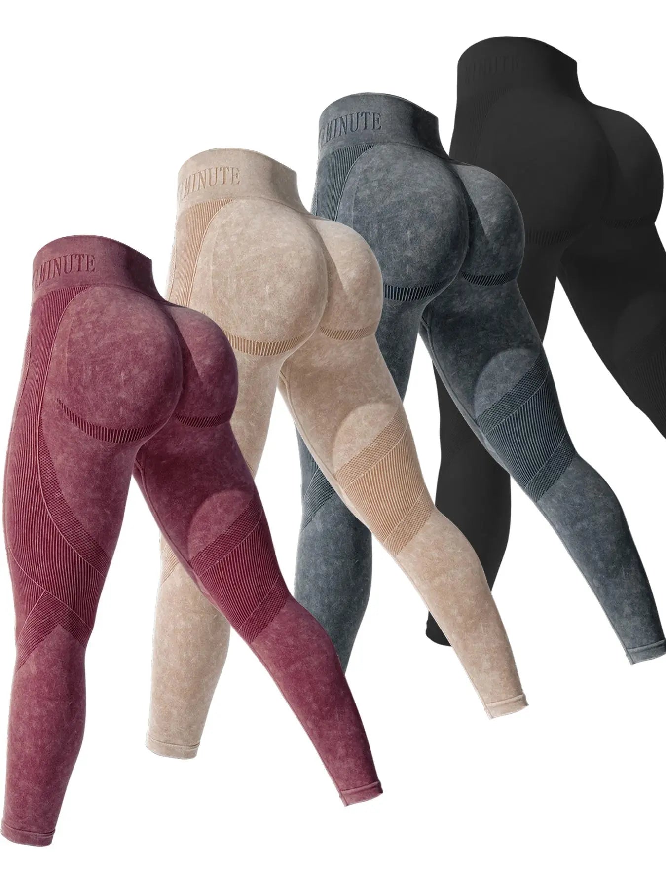 Women'S Solid Sports High Stretch Leggings, Ladies Sportswear, Workout Gym Leggings, Fitness Yoga Pants for Women, Plain Leggings