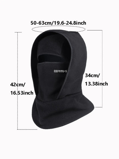Defatu S Winter Warm All-In-One Hat Scarf Ear Cover Full Balaclava Soft Comfort Outdoor Windproof Neck Warmer Windproof Face Mask Thermal Ski Mask for Men Women Motorcycle Skiing Fishing