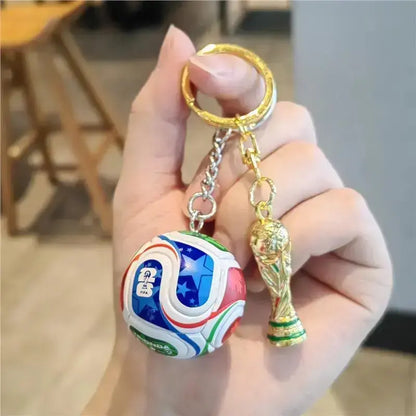 2026 Football Keychain Set: Match Ball Design, Premium Sportsfan Accessories