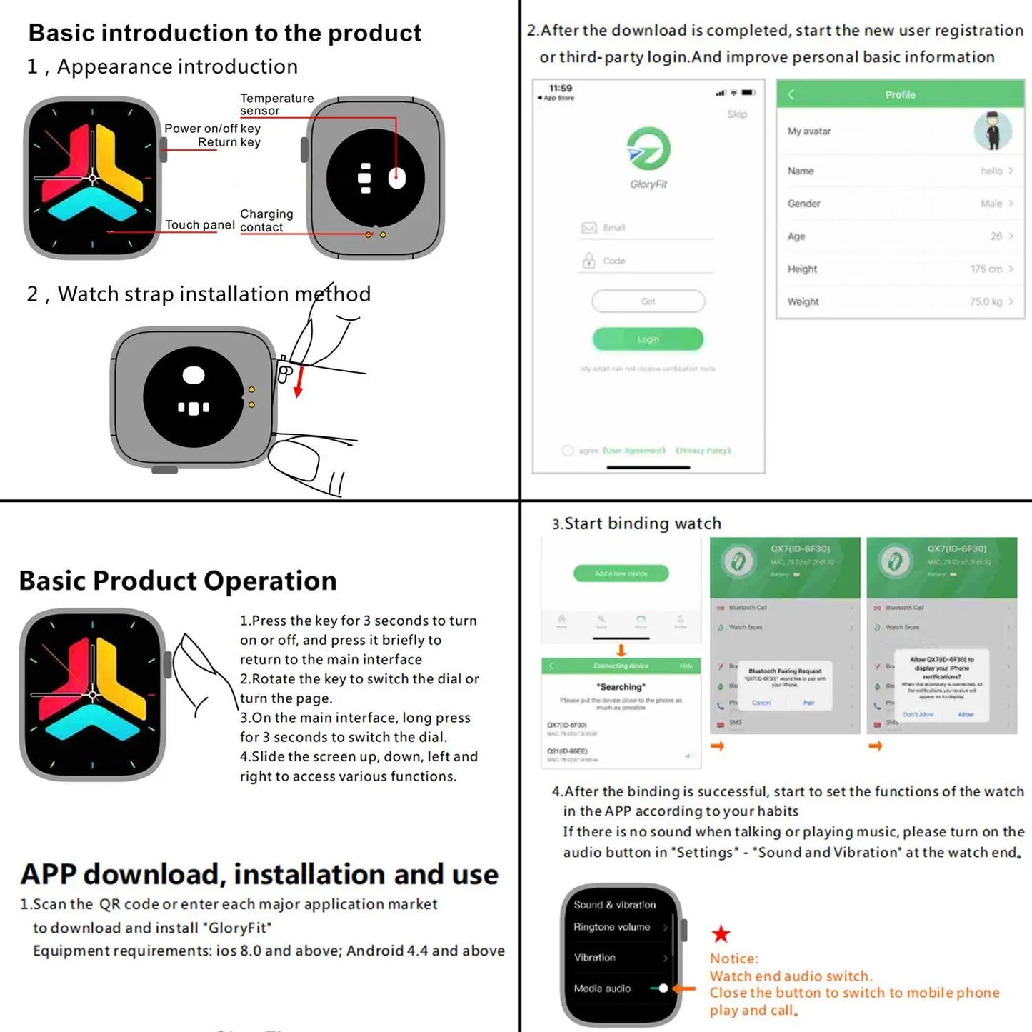 Fitness Tracker Smartwatch with Call Function, Touchscreen Activity Watch for Iphone and Android, Bluetooth Calling Health Wearable, Digital Smart Watch