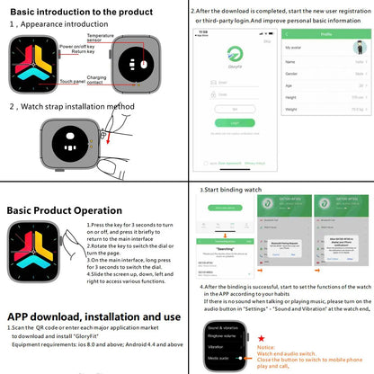 Fitness Tracker Smartwatch with Call Function, Touchscreen Activity Watch for Iphone and Android, Bluetooth Calling Health Wearable, Digital Smart Watch