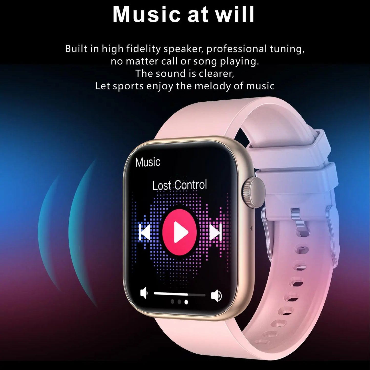 Fitness Tracker Smartwatch with Call Function, Touchscreen Activity Watch for Iphone and Android, Bluetooth Calling Health Wearable, Digital Smart Watch